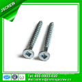 Square Wooden Screw M3.5X35 Zinc Plated Flat Head Self Tapping Screw